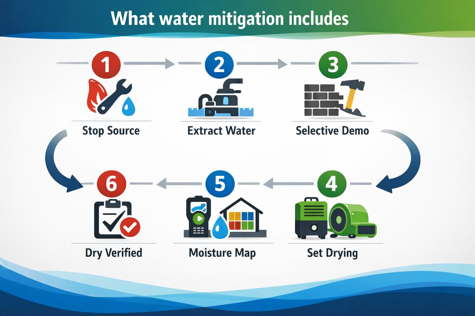Water Mitigation vs Water Restoration What to Do First – Total Dry ...