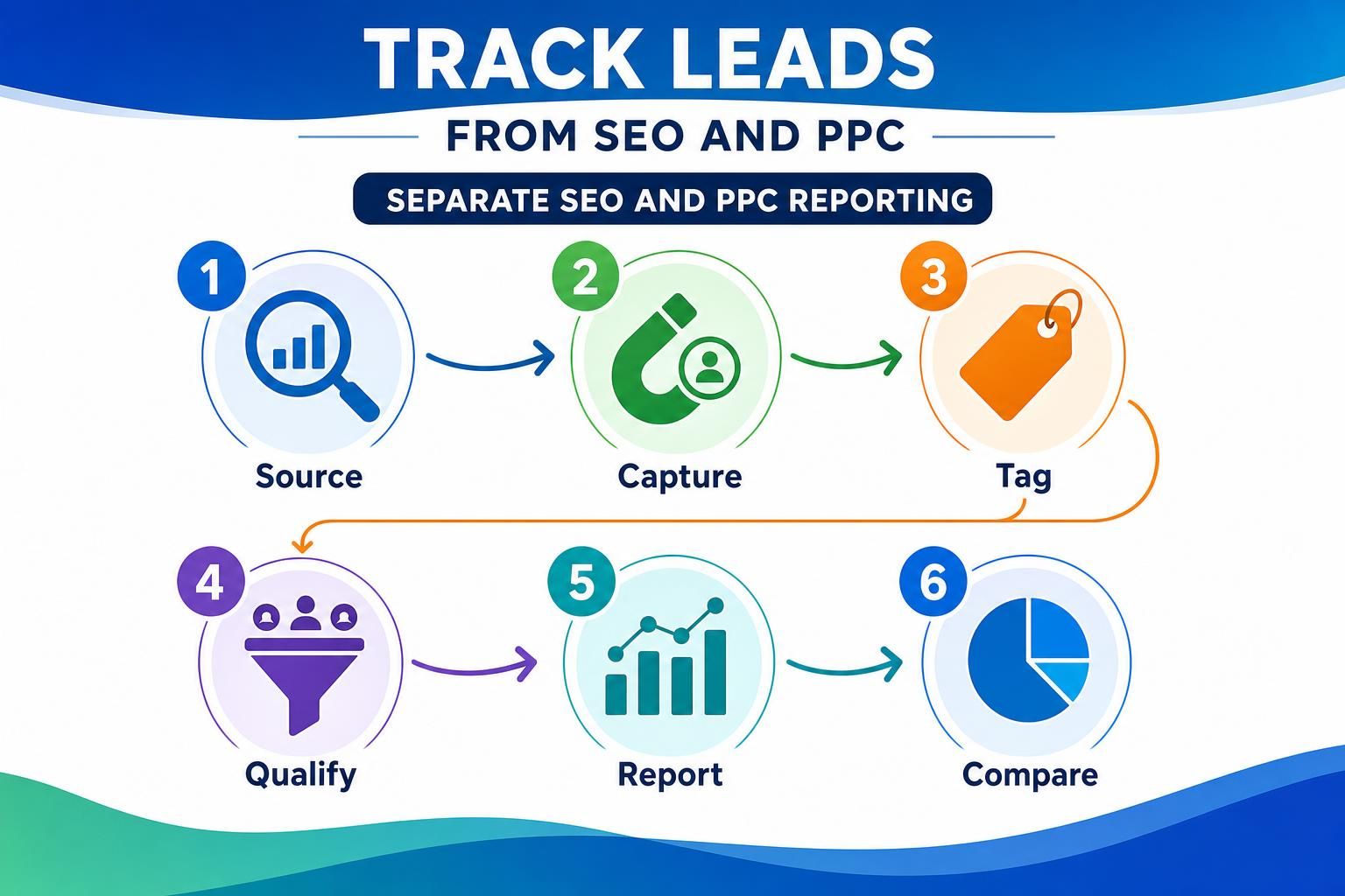 Separate SEO and PPC reporting article illustration